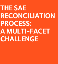 SAE Reconciliation Process: a multi-facet challenge